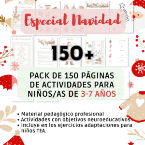 Pack de actividades de Navidad para niños de 3 a 7 años