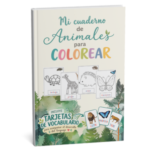 Portada de Mi cuaderno de Animales para colorear